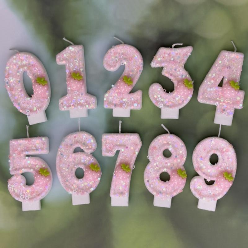 Erste Geburtstagszahl Kerze 3D Design Niedliche Pfote Kuchenkerzen Kuchenaufsatz Dekoration für Geburtstag Hochzeit Partybedarf Babyparty
