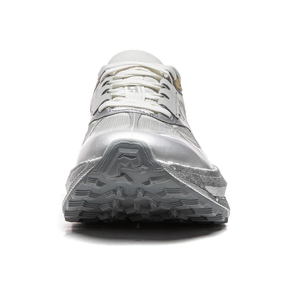 Li Ning Lu Outdoor Hiking Casual Thick Sole Height Increasing Non Slip Stable Support Shock Absorption Low Top Trail Running Shoes ARNV023-4