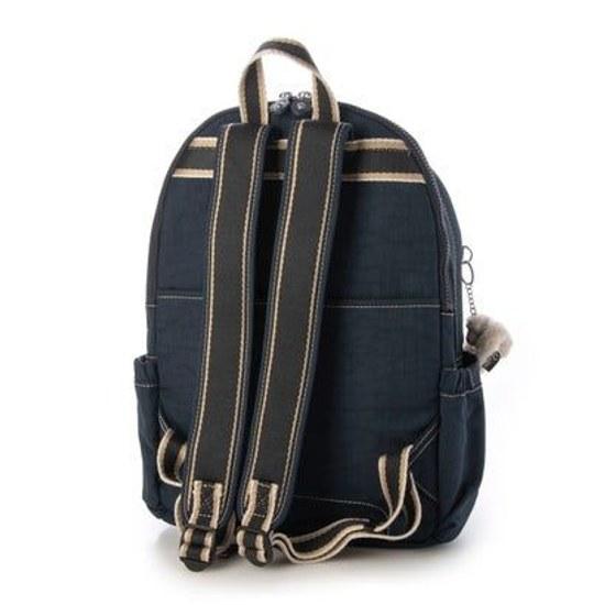 Japan Limited Kipling DELIA M A4 Size Notebook PC Compatible Backpack (Blue Bleu S Web)