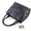 HUNTING WORLD Handbag TAIMA logo leather black leather Women Used