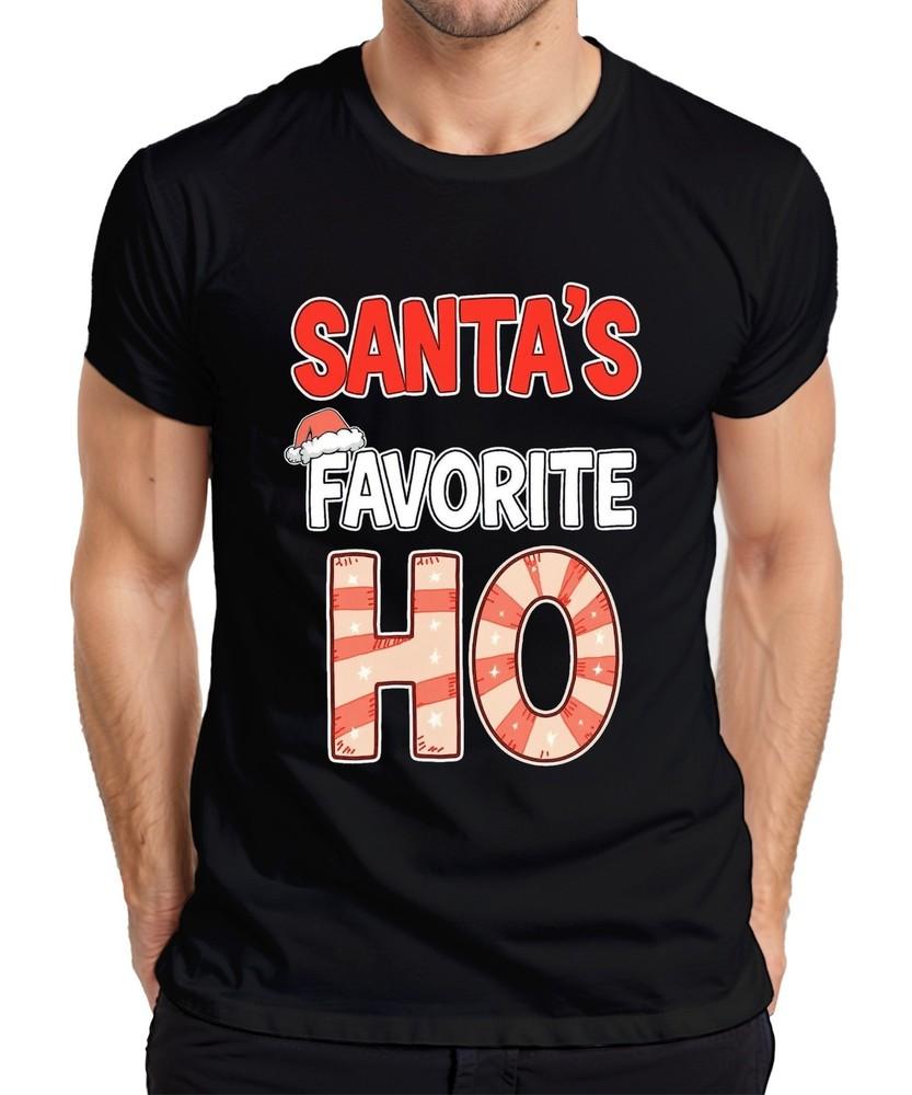 Santas Favorite Ho Funny Christmas Santa Party Gift Unisexs Tshirt