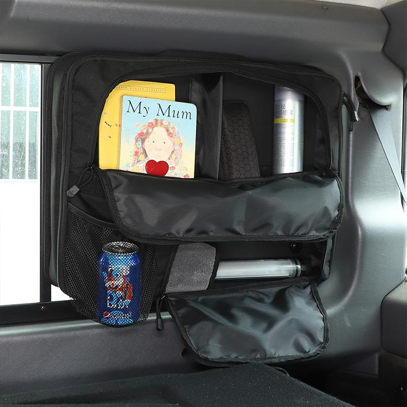 Car Trunk Window Side Storage Bag Organizer for Land Rover Defender 90 110 130 2004-2018 Interior Stowing Tidying