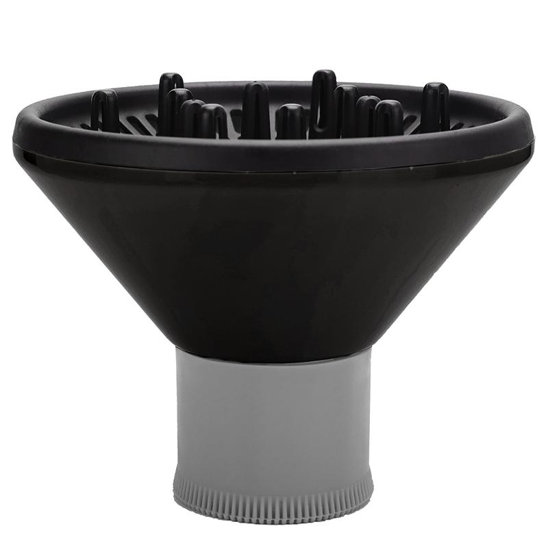 

Универсальный диффузор для фена Женский для длинных вьющихся волос Насадка для фена 5 см - 8,5 см Для волнистых волос Инструмент для укладки прямых волос чёрный