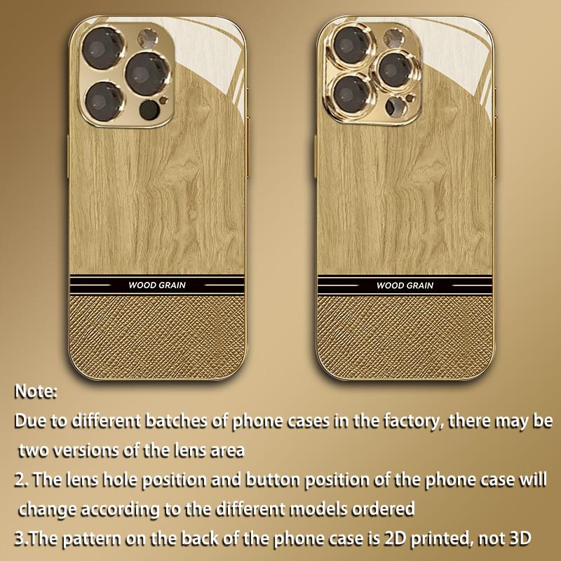 Funda de Teléfono de Gama Alta Simple Vidrio Galvanizado TPU Funda para iPhone 17 16 15 14 13 12 11pm Pro Plus Resistente a Caídas