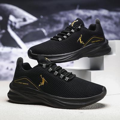 2025 Summer Black Man Sneakers Breathable Mesh Men's Running Shoes Comfortable Lightweight Men Brand Sports Shoes Man Trainers