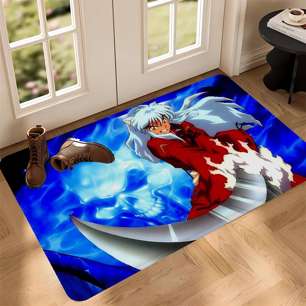 Japanese Anime Inuyasha Kitchen Mat Cheaper Anti-slip Modern Living Room Balcony Printed Modern Home Decor