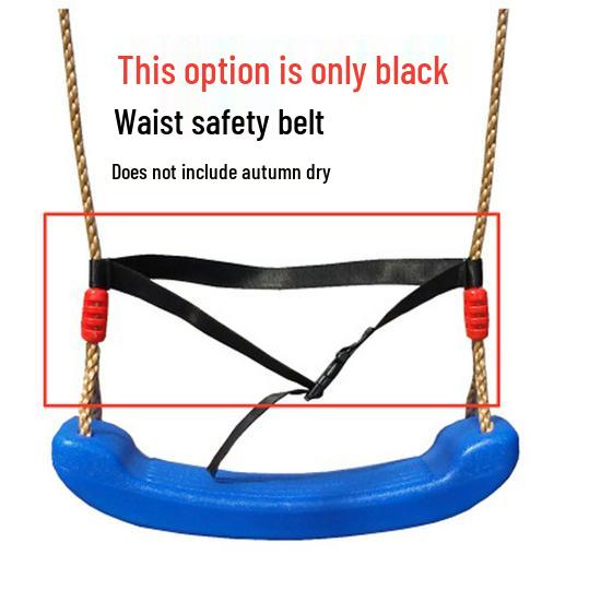 Indoor Children's Swing Set with Large Curved Seat, Hammock Swing Accessories, Hooks, and Connecting Straps