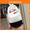 Women Pattern Rose Ladies Canvas Shoulder School Bag Girls Backpack Satchel