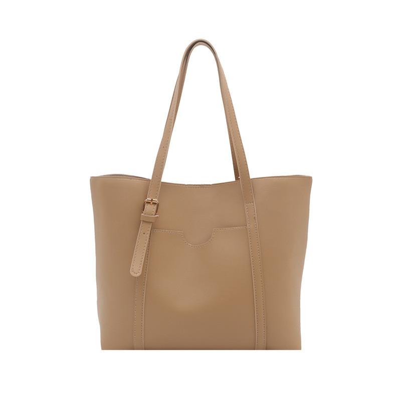 Street Style Large Pu Tote Bag For Women With Magnetic Closure And Inner Phone Pocket