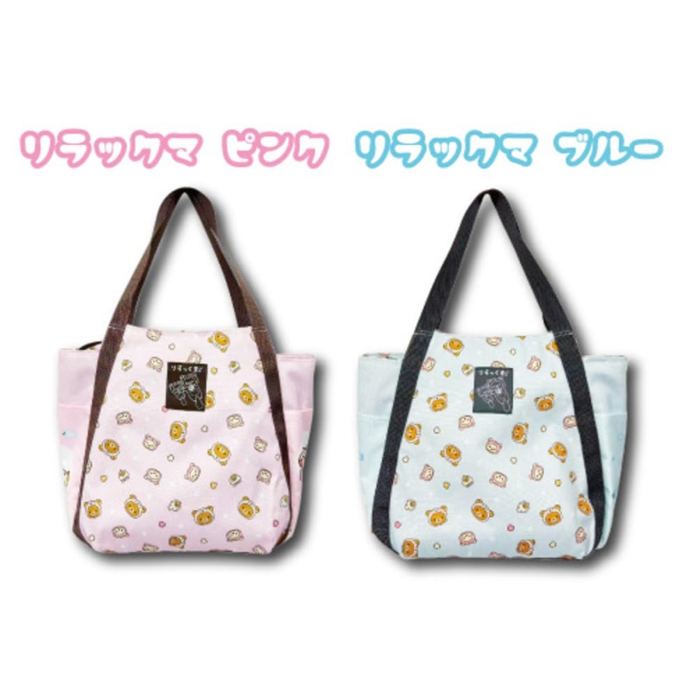 Hatayama Shoji Rilakkuma Dararakko Balloon Tote Cute Character Fluffy H33 X W50 X 33203741 Bag, Pink, All-over Print, Design, Shape, Sub-bag, Approx.