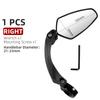WEST BIKING Bicycle Rearview Mirror 360 Degree Adjustable Bike Handlebar Rear View Mirror Cycling Accessories Bike Mirrors