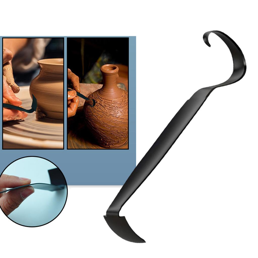 Ceramic Clay Trimming Tool Double Ended Trim Tool Pottery Trimming Tool Easy To Use Sharpened Pottery Tool for Pottery
