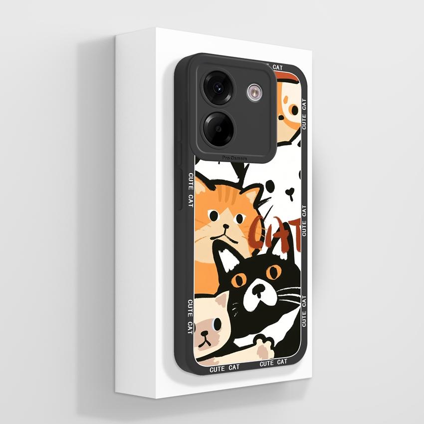 

Для Xiaomi Poco M7 X7 X5 X3 X2 Pro C51 C71 C75 чехол для телефона милый рисунок мультяшной панды высококачественный противоударный силиконовый защитный чехол для Xiaomi Capa Xiaomi Poco C71