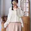 Johnature Linen Women Shirts Spring Vintage Casual Solid Color Folds Loose All Match Button Female Blouses