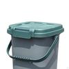 Compost Bin and Handle, Garbage Home Food Waste Bin, Bucket for Balcony, Outdoor,