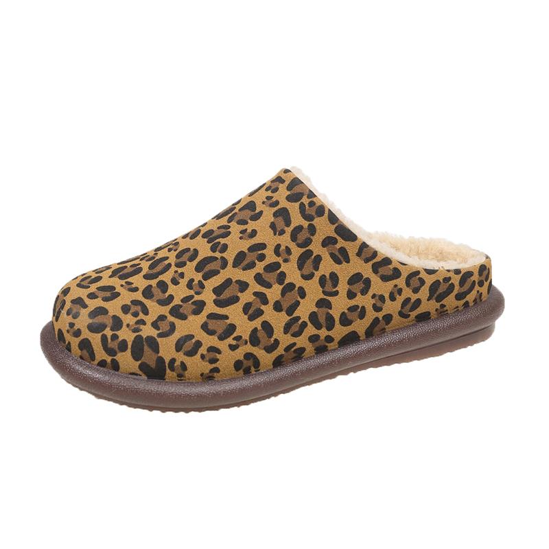 Fashion Women Slippers New Thick Sole Indoor Couples Slippers Winter Household Warm Fluffy Slippers Plush Home Cotton Shoes Slides Women