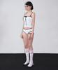 VINAJ One-Sided Ribbon Line Low Bikini Panties (White)