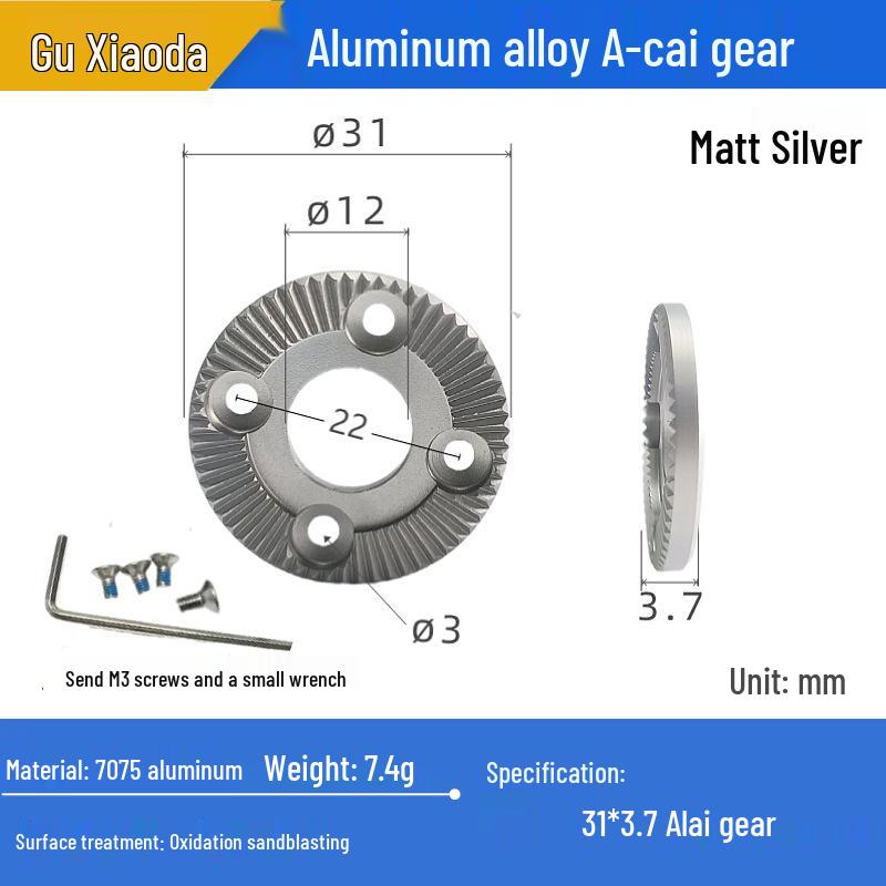 

Шестерня Arri из нержавеющей стали для зеркальных камер с винтами и ключом - Аксессуар для фотографии и видеосъемки