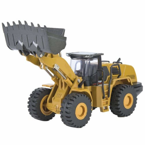 Wheel Loader Model, Construction Wheel Loader Model, 1714 1:50 Alloy Wheel Loader Model Engineering Construction Vehicle Toy Truck Toy, Suitable for C