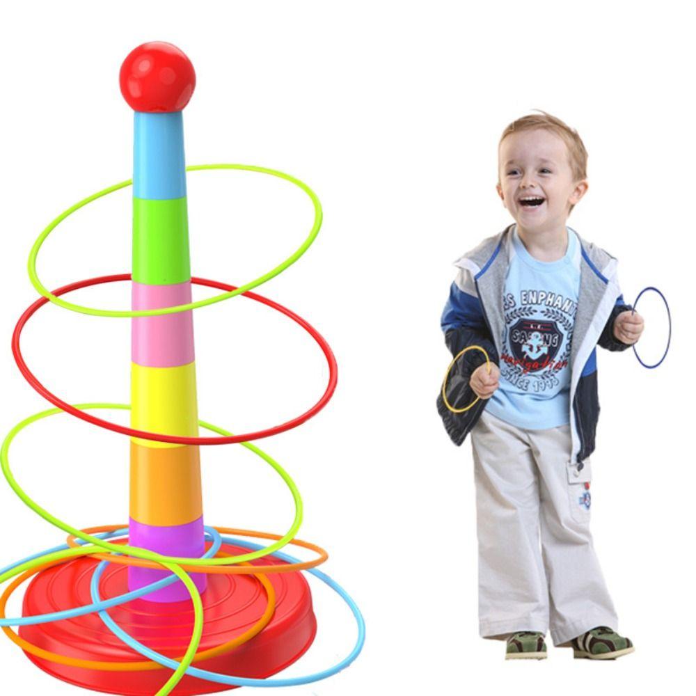 A Circle Throwing Ferrule Game Sports Circle Ferrule Parent-Child Interactive Stacked Layers Game