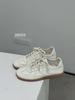 Leather Little White Shoes Women's 2025 Summer New Low-top German Training Shoes Versatile Casual Sports Shoes Flat Bottom Lightweight Board Shoes