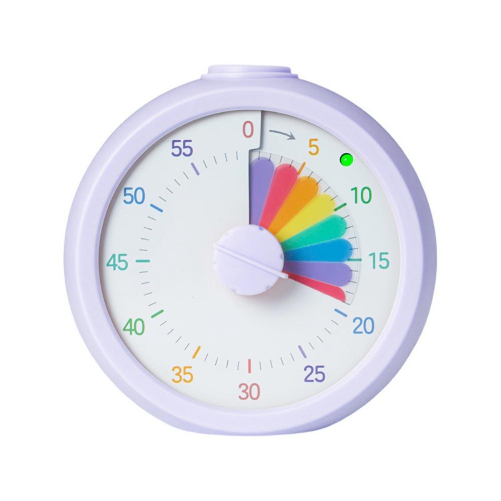 Rainbow Display Countdown Timer Clock Multifunctional Kitchen Timer Visual Timer  Study Tool