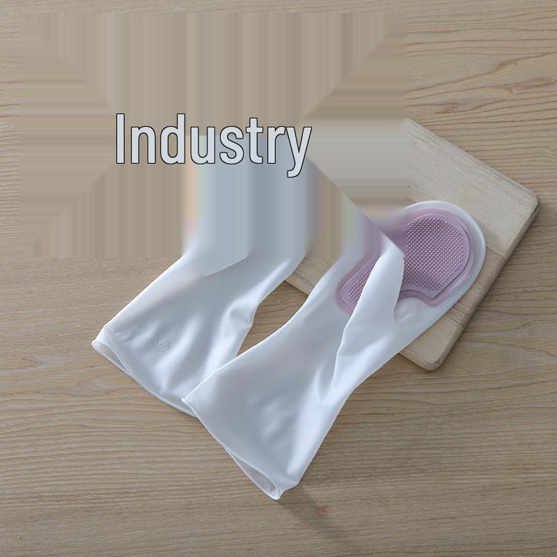 

Magic Brush Multipurpose Latex Waterproof Dishwashing Gloves One Size