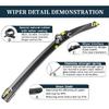 OEM Windshield Wiper Blade Set Replacement For BMW 5 7 Series F01 F02 F04 F07 F10 M5 2010-2016 High Performance Original Equipment Wipers 26"/18"