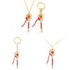 Frieren Beyond Journeys End Anime Keychain With Metal Magic Wand Pendant For Cosplay And Gift