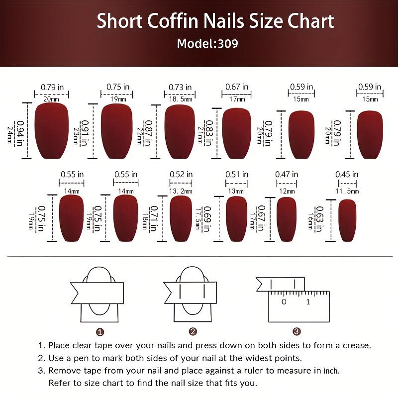 24pcs Glossy Short Coffin Press On Nails Pink French Style False Nails with Rhinestone Glitter Reusable Fake Nails