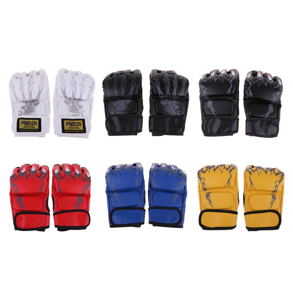 Kickboxen Sparring Grappling Handschuhe Sandsack Fingerlos