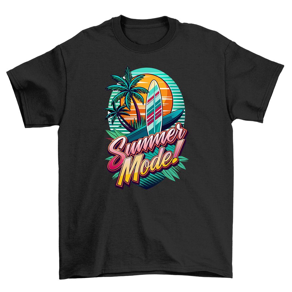 Summer '96 Surf feel T-Shirt Mens Womens Tees Top - Ride the Wave of Nostalgia! Funny tee with Surfbo