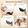 Vibrating Penis Sleeve Cock Ring, Adult Sex Toys for Men Women Penis Extender for Penis Testicles G Spot Stimulation, Male Couple Sex Toy Erection Sex