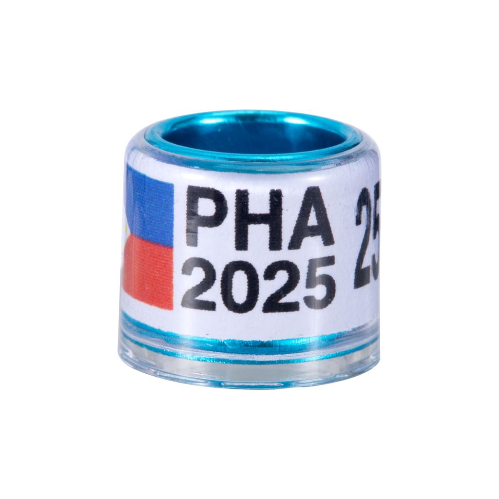 20 st 8 mm PHA 2025/2026 Duvfotsringar Aluminium Plast Fågel Papegoja Identifiering Fotring med Nummer Fågelbärande Tillbehör