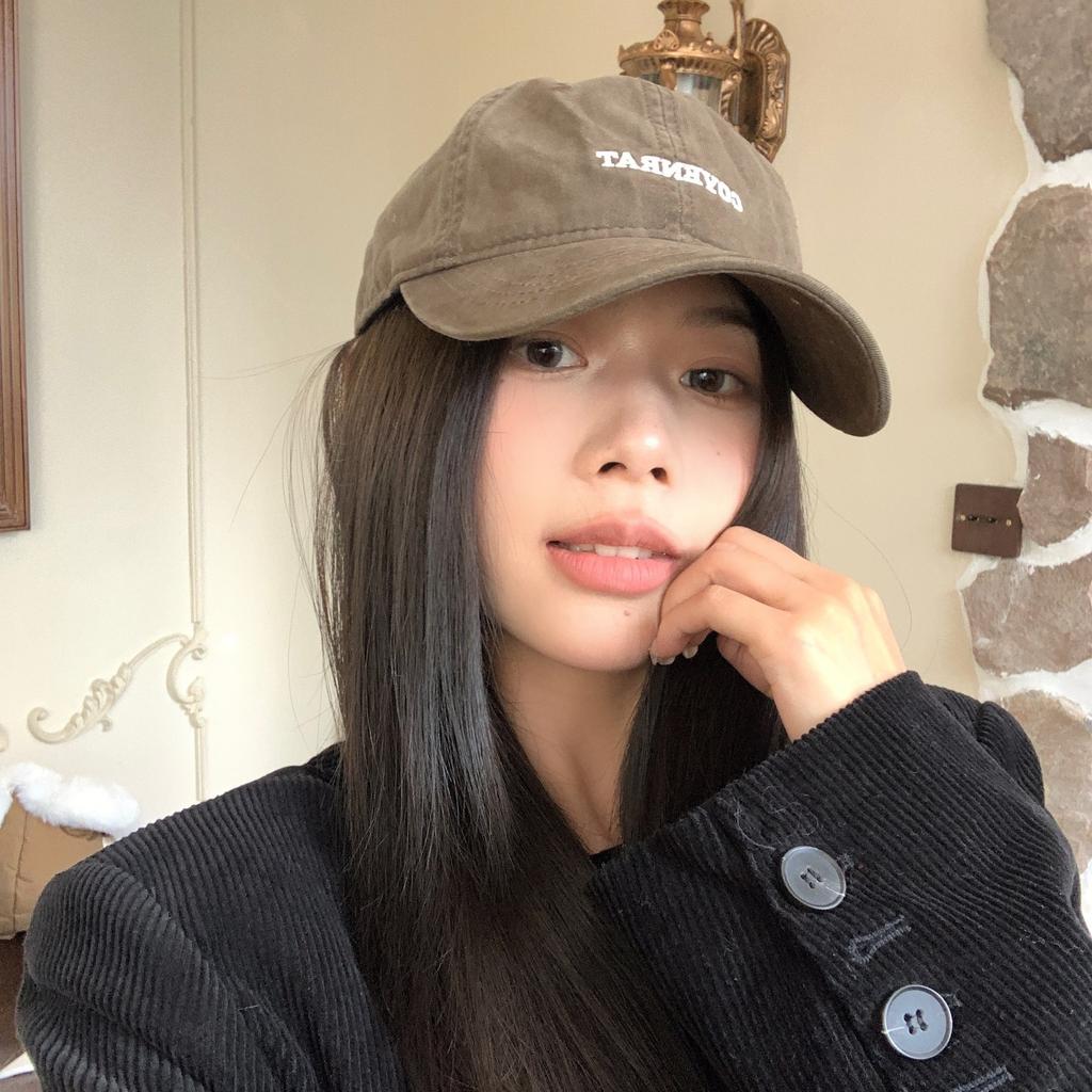 Stylish Embroidered Retro Cap Made From Soft Washed Fabric Perfect For Spring