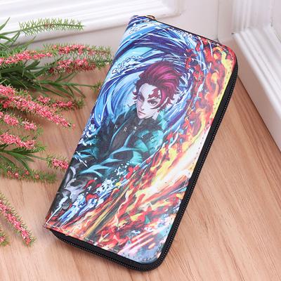 Japan Cartoon Comics Demon Slayer Merchandise Wallet, Long Anime-style Card Holder, Coin Purse 7544