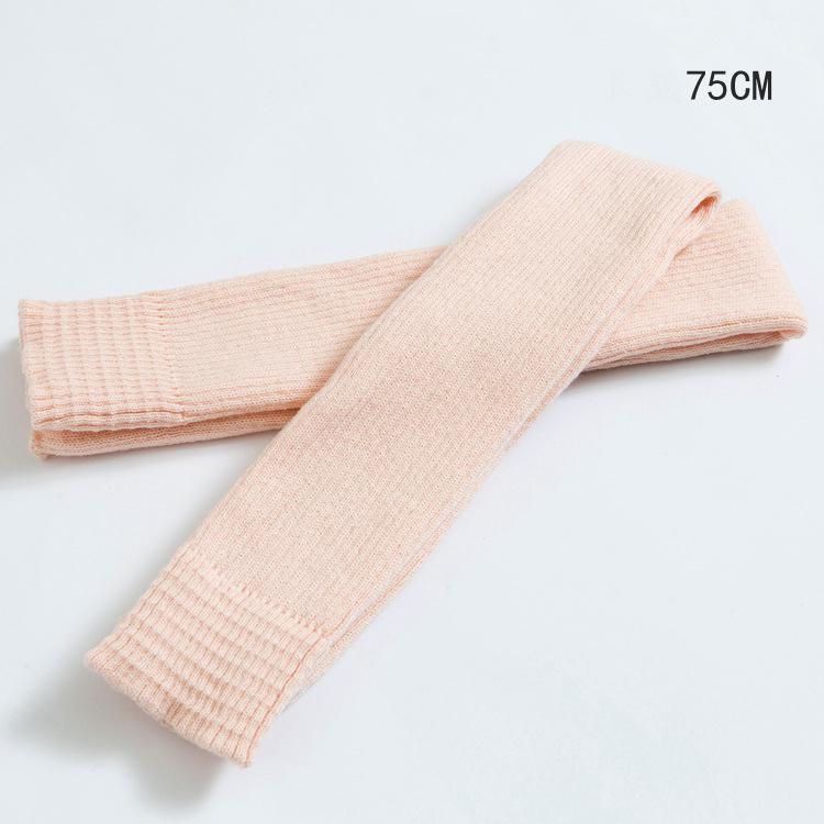Eco-Friendly Medium Thickness Long Knee Toeless Yoga Socks Women Dance Ballet Thigh High Knitted Leg Warmers 100%
