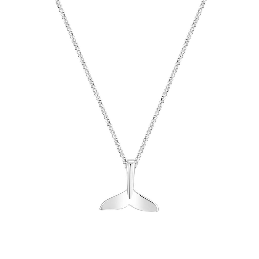 Beixi s925 Sterling Silver Fishtail Necklace - Elegant Women's Choker, Light Luxury Clavicle Chain, New Niche Design Gift