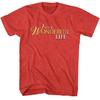 It's a Wonderful Life Logo Red Heather T-Shirt