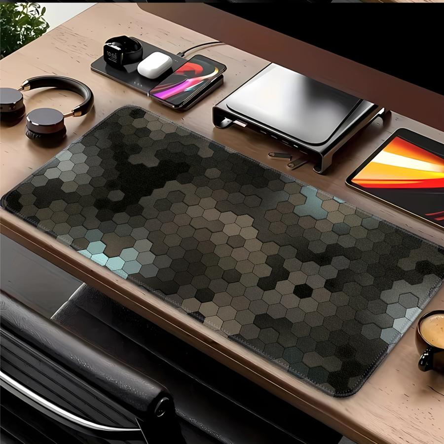 

Mouse Pad Game Console Pad office Pad Computer Laptop Pad Desk accessories Keyboard Mouse Pad Anti slip Colored Hexagon 220x180x2mm