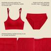 Zeriluna Push-Up Lingerie Set: High-Waisted, Thin Strap, Comfortable & Breathable.
