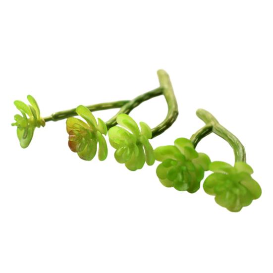 

Mini Artificial Succulents Realistic Fake Small Cactus Plants Colorful Faux Flocked Unpotted Plants for Garden Flower Pot Kitchen Home Decor N