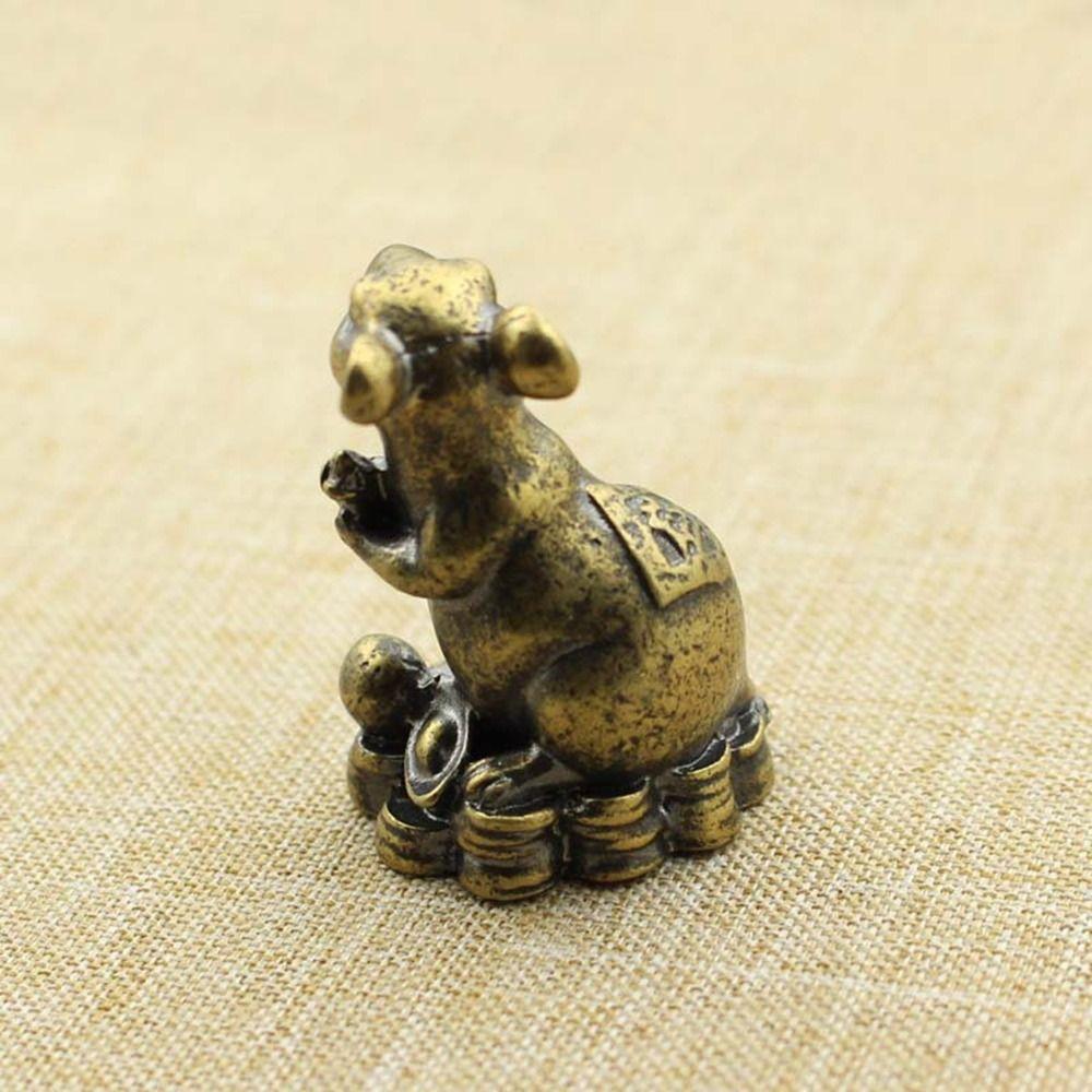 Traditional Zodiac Mouse Figurines Mouse Love Corn Mouse Love Corn Ornaments Rat Miniatures  Home