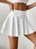 Women's Versatile Summer Casual Skirt: Age-Reducing, Waist-Gathering, Pocketed Lazy Style