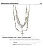 Cross Beaded Pearl Layered Necklace - Unique Y2k Hot Girl Sweet & Cool Accessories
