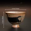 Handmade Japanese Vintage Ceramic Kiln Change Wild Cat Tea Cup Small Kung Fu Master Single Cup For Tea Ceremony Daily Use Lovers