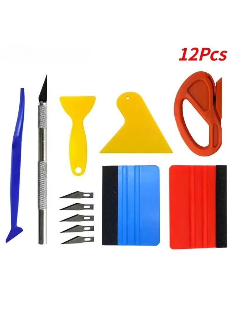 High Precision Small Scraper Kit Multipurpose for Car Window Film Vinyl Wrap Glass Cleaning Mobile Phone Film Auto Accessories