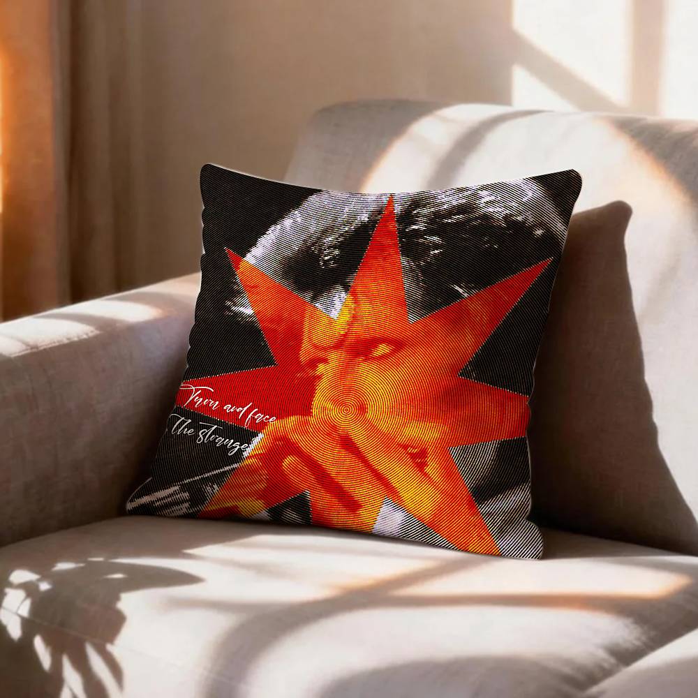 cool D-DavidS B-BowieS Pillow Case Pattern Printed Pillowcase For Living Room Sofa Cushion Cover
