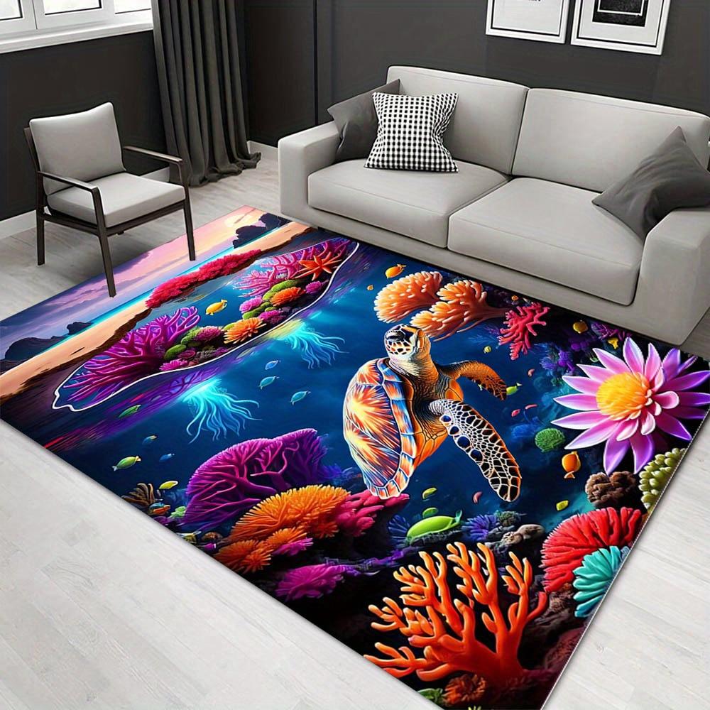 

1pc 22649515320 Pattern Carpet, Area Rug For Living Room Bedroom Room Bed Chair Laundry Entryway Corridor Yard Non-slip Outdoor Camping Rug 60cm by 90cm