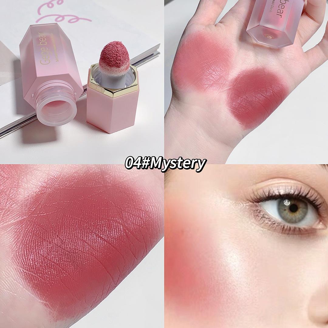 

Gege Bear Soft Color Powder Liquid Blush Natural Cheek Stain для сияющего, стойкого матового покрытия